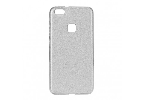 Блестящ силиконов гръб Forcell Shining за Huawei P10 Lite Сребрист