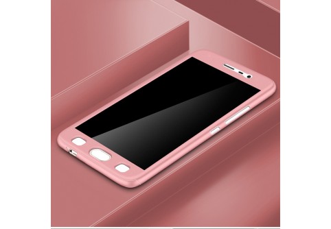 360-градусов калъф за Nokia 5 Rose Gold