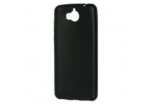Ултра тънък силиконов гръб за Huawei Y6 2017 Черен