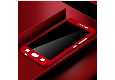 360-градусов калъф за Nokia 3 Red