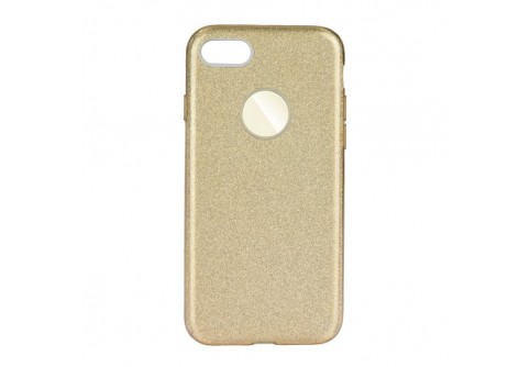 Блестящ силиконов гръб Forcell Shining за iphone 6/6s Plus Златист