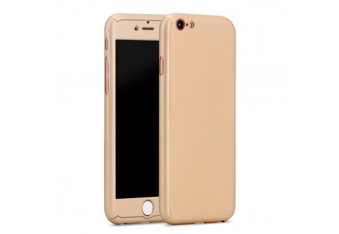 360-градусов калъф за iPhone 8 Gold