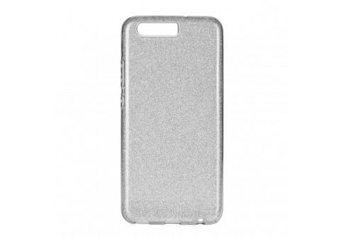 Блестящ силиконов гръб Forcell Shining за Huawei P10 Сребрист