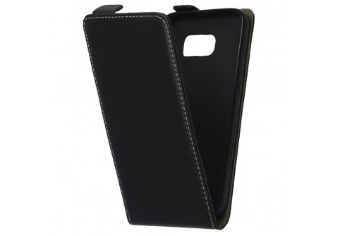 Кожен Flip калъф за LG G4 Черен