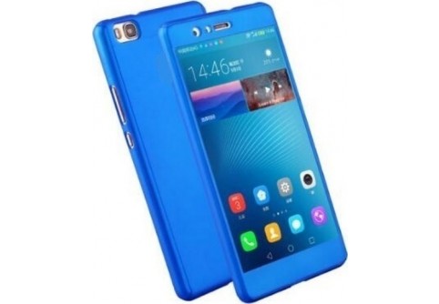 360-градусов калъф за Huawei P8 lite Blue