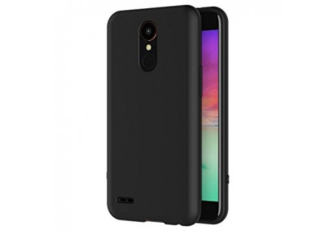 Ултра тънък силиконов гръб за LG K10 2017 Черен