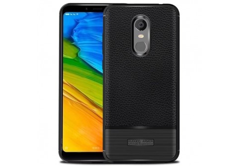 Стилен калъф, имитиращ кожа за Xiaomi Redmi 5 