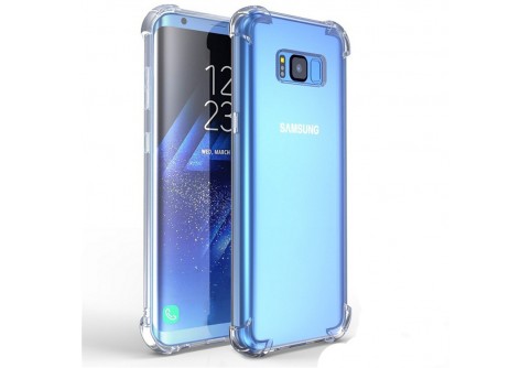 Удароустойчив прозрачен силиконов гръб за Samsung Galaxy S8 Plus