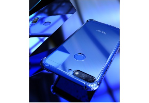 Удароустойчив прозрачен силиконов гръб за Huawei Y7 2018