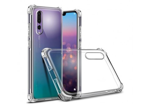 Удароустойчив прозрачен силиконов гръб за Huawei P20 Pro
