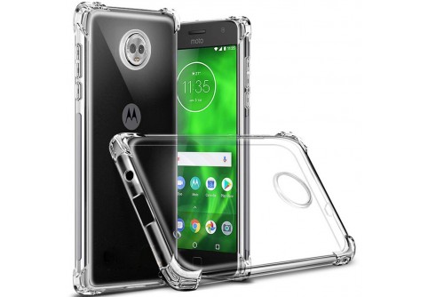 Удароустойчив прозрачен силиконов гръб за Lenovo-Motorola Moto G6