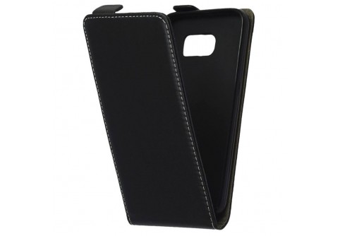 Кожен Flip калъф за LG K3-2 Черен