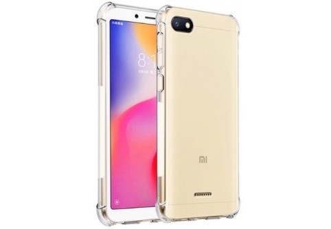 Удароустойчив прозрачен силиконов гръб за Xiaomi Redmi 6A