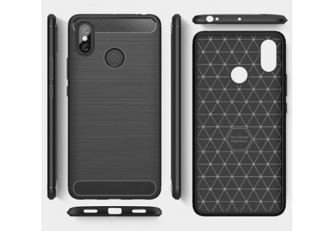 Силиконов гръб Carbon Fiber за Xiaomi Redmi S2