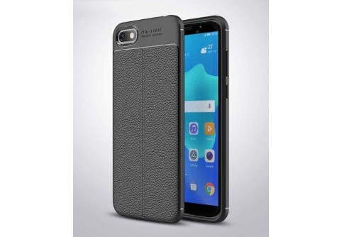 Autofocus силиконов калъф, имитиращ кожа за Huawei Y5 2018