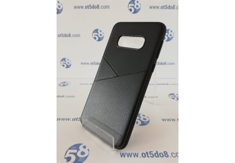 Half Leather силиконов гръб за Samsung Galaxy S10E 