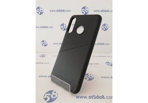 Half Leather силиконов гръб за Huawei P30 Lite
