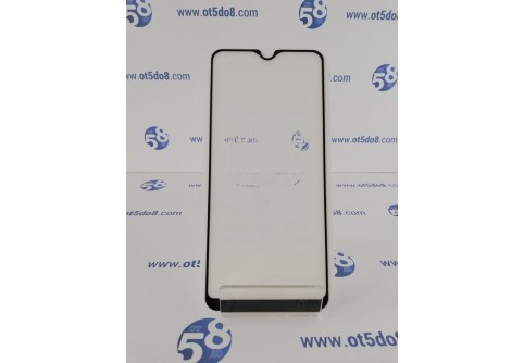 Извит стъклен протектор Full Glue за Samsung Galaxy A20E с черна рамка