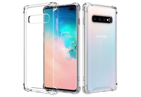 Удароустойчив прозрачен силиконов кейс за Samsung Galaxy S10 Plus