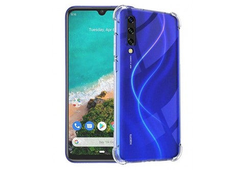 Удароустойчив прозрачен силиконов гръб за Xiaomi Mi A3