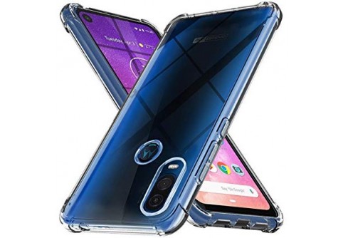 Удароустойчив прозрачен силиконов гръб за Motorola One Action
