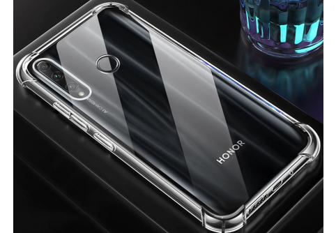 Удароустойчив прозрачен силиконов гръб за Huawei Honor 20 Lite