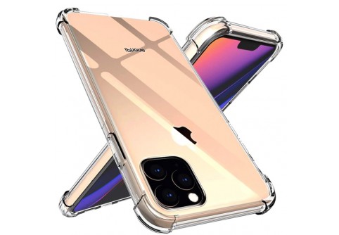 Удароустойчив прозрачен силиконов гръб за iPhone 11 Pro Max