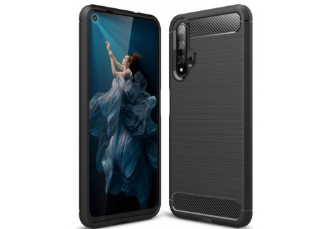 Силиконов гръб Carbon Fiber за Huawei Nova 5T