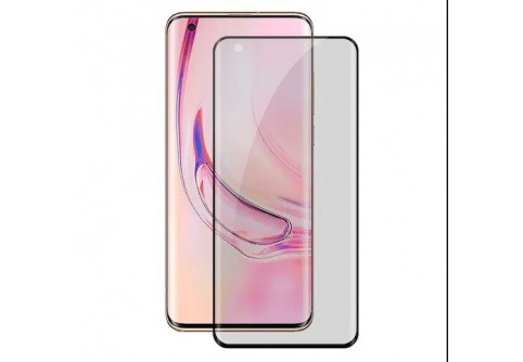 Извит стъклен протектор Full Glue за Xiaomi Mi 10/Mi 10 Pro с черна рамка
