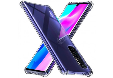 Удароустойчив прозрачен силиконов гръб за Xiaomi Mi Note 10 Lite