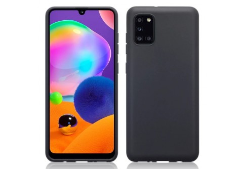 Black Matte Premium силиконов гръб за Samsung Galaxy A31