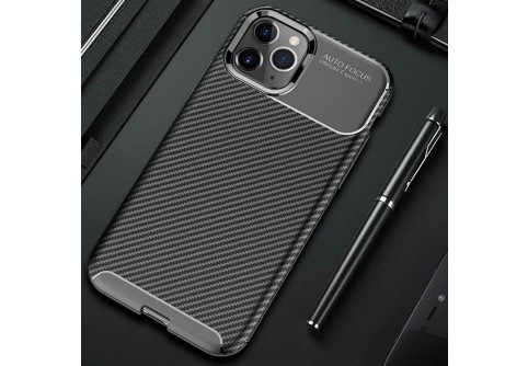 Калъф Business Carbon за iPhone 11 Pro Max Черен