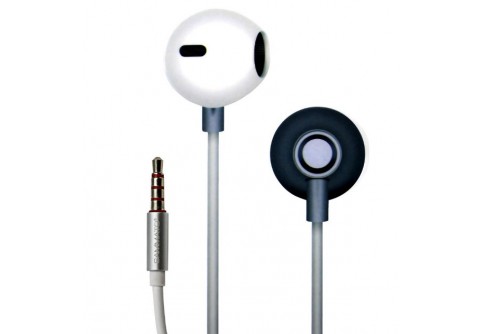 Слушалки Sammato EX с микрофон, контролер и резервни тапички Бели