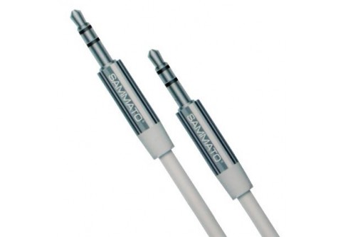 Aux кабел Sammato Бял