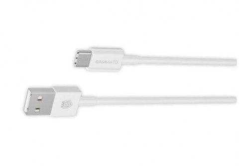 Кабел Sammato Type-C 1.0 м Бял