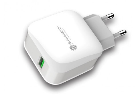Мрежов адаптер Sammato 2.1A с 1 USB изход