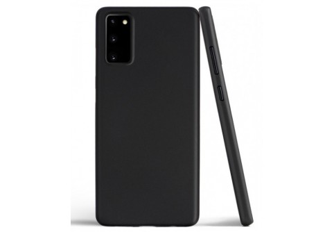 Black Matte Premium силиконов гръб за Samsung Galaxy S20