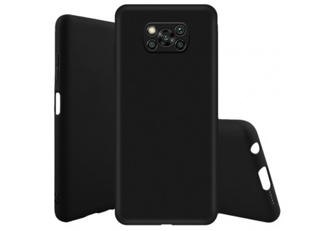 Black Matte Premium силиконов гръб за Xiaomi Mi 10T Lite