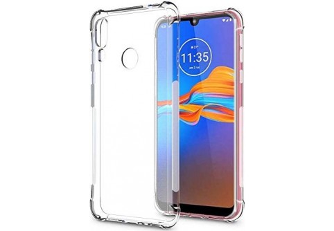Удароустойчив прозрачен силиконов гръб за Motorola Moto E6 Plus