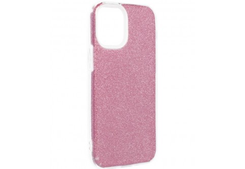 Блестящ силиконов гръб Shining за iPhone 12 Pro Max Розов