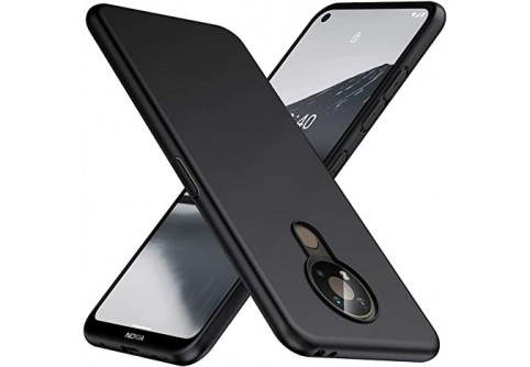 Black Matte Premium силиконов гръб за Nokia 3.4