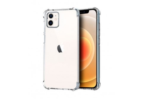 Удароустойчив прозрачен силиконов гръб за iPhone 12 