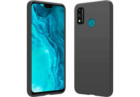 Black Matte Premium силиконов гръб за Huawei Honor 9X Lite