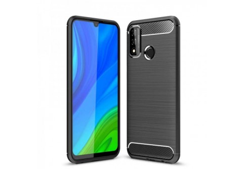 Силиконов гръб Carbon Fiber за Huawei P Smart 2021 Black