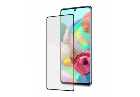 Извит стъклен протектор Full Glue за Samsung Galaxy A52/A52s 4G/5G с черна рамка