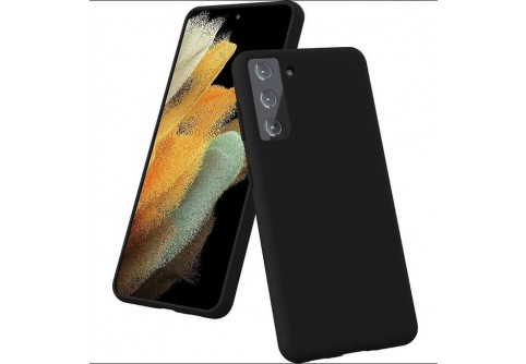 Black Matte Premium силиконов гръб за Samsung Galaxy S21 Plus