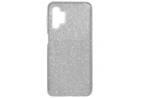 Блестящ силиконов гръб Shining за Samsung Galaxy A32 4G Сребрист