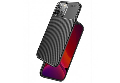 Калъф Business Carbon за iPhone 13 Pro Max Черен
