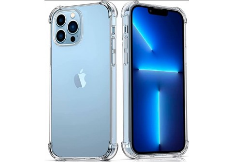 Удароустойчив прозрачен силиконов гръб за iPhone 13 Pro