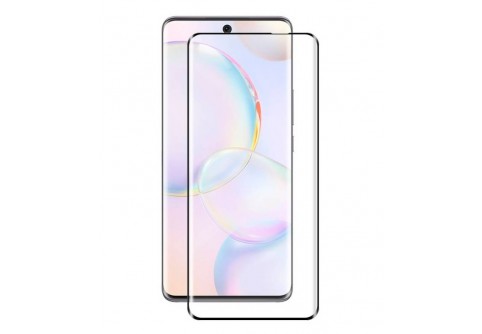Извит стъклен протектор Full Glue за Huawei Nova 9/Honor 50 с черна рамка